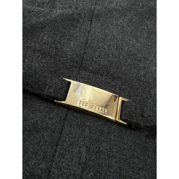 Ted Baker London Wool Sheath Dress 5 (12 US)  Sleeveless with Blazer Set Career - Picture 11 of 16